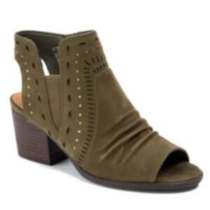 Baretraps Izzie Shooties Peep Toe Women's Shoes Moss Size 9.5M
#17